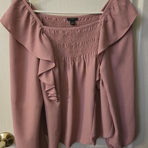 Ann Taylor Dusty Rose Top